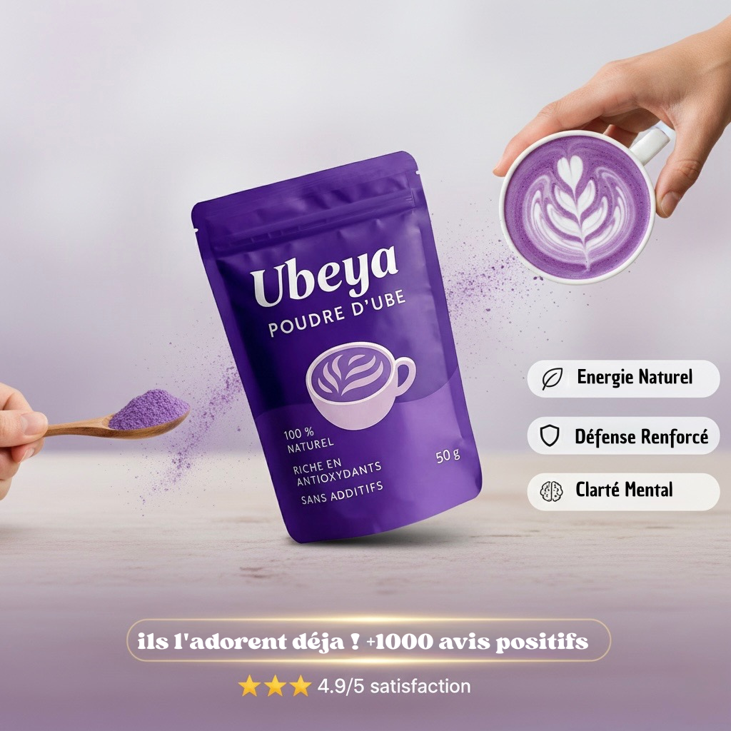 Poudre d’Ube (Igname Violet) – 50 g