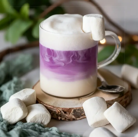 UBE Latte chocolat blanc & guimauves