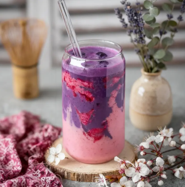 Latte UBEYA framboise & rose
