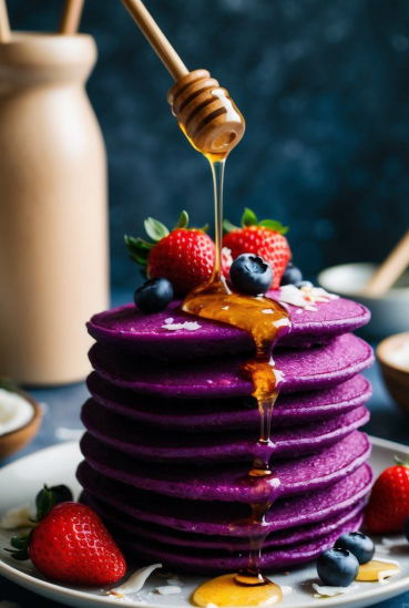 Ube Pancakes : la couleur qui réveille vos brunchs